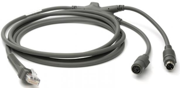 Zebra CBA-K62-C09PAR PS/2 cable 2.8 m Grey