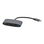 VisionTek 901356 interface hub USB 3.2 Gen 1 (3.1 Gen 1) Type-C 5000 Mbit/s Black, Gray