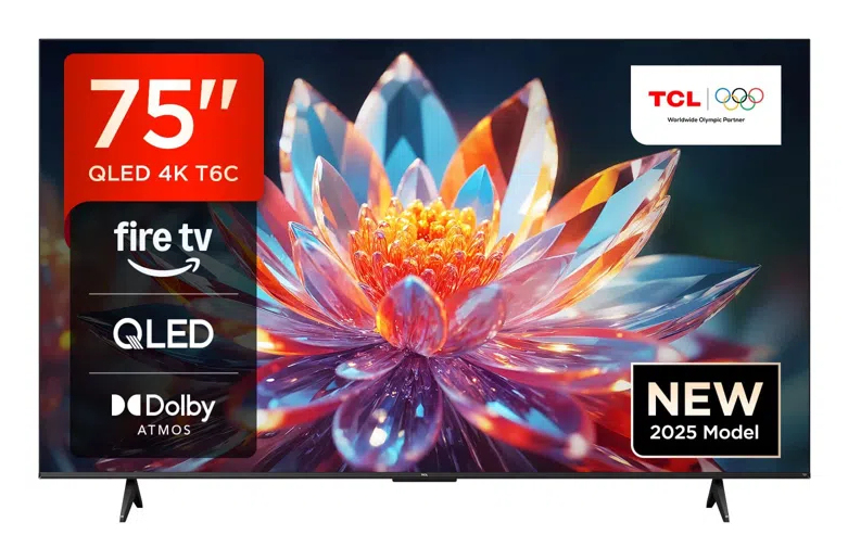 TCL  75T6C QLED Fire TV