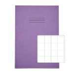 Rhino A4 Exercise Book 32 Page Purple S20 (Pack of 100)