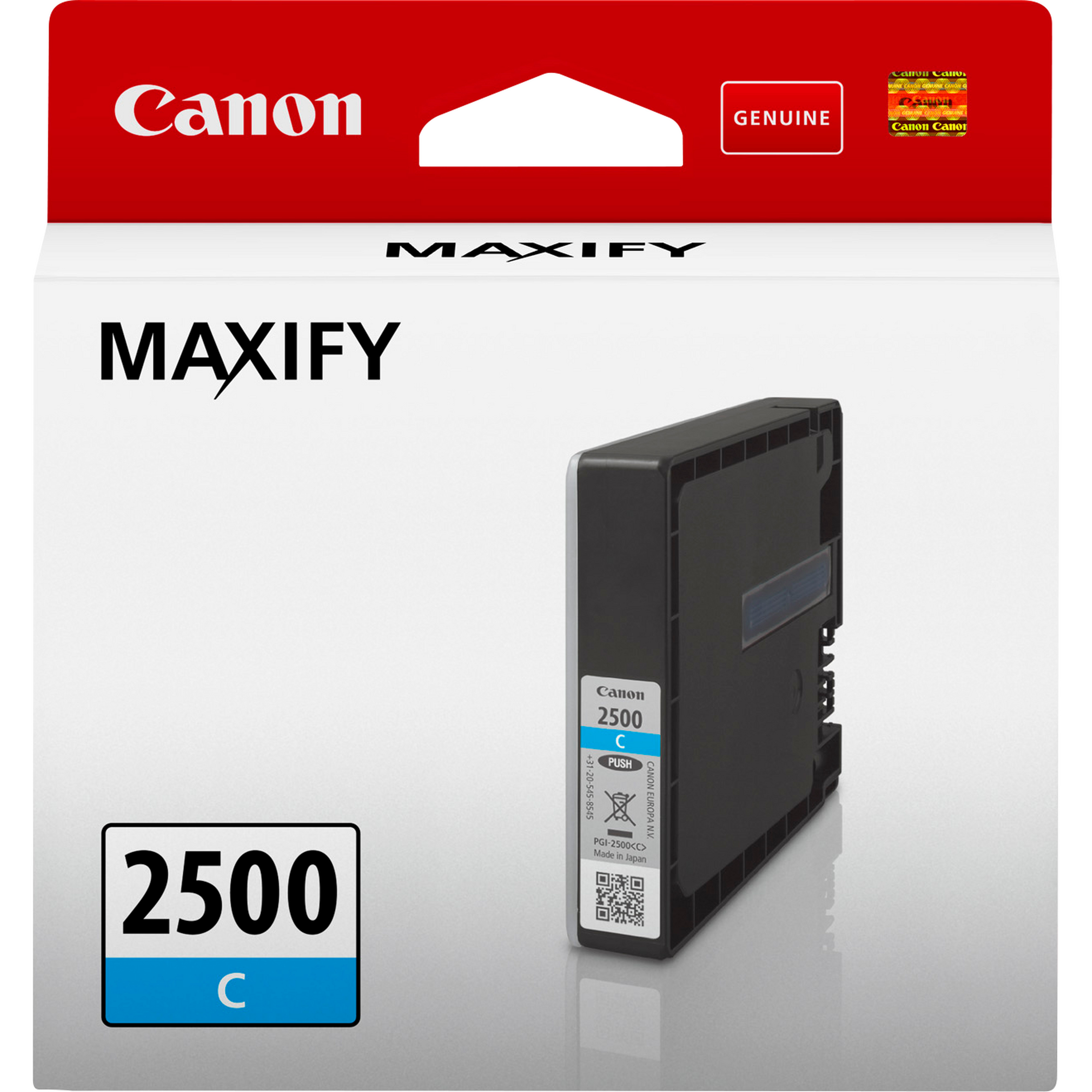 Image of Canon 9301B001/PGI-2500C Ink cartridge cyan, 700 pages 9,6ml for...