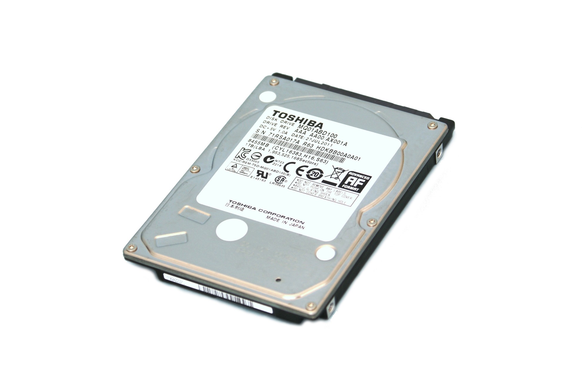 toshiba hdd warranty check by serial number