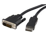 StarTech.com 10ft (3m) DisplayPort to DVI Cable - DisplayPort to DVI Adapter Cable 1080p Video - DisplayPort to DVI-D Cable Single Link - DP to DVI Monitor Cable - DP 1.2 to DVI Converter