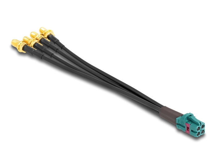 EU Product - Kabel mini FAKRA Z Buchse quad zu 4 x SMA Buchse TypA thumbnail