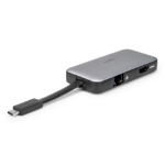 Rocstor Y10A304-S1 interface hub USB Type-C 5000 Mbit/s Black, Gray