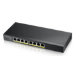 Zyxel GS1915-8EP network switch Managed L2 Gigabit Ethernet (10/100/1000) Power over Ethernet (PoE) Black