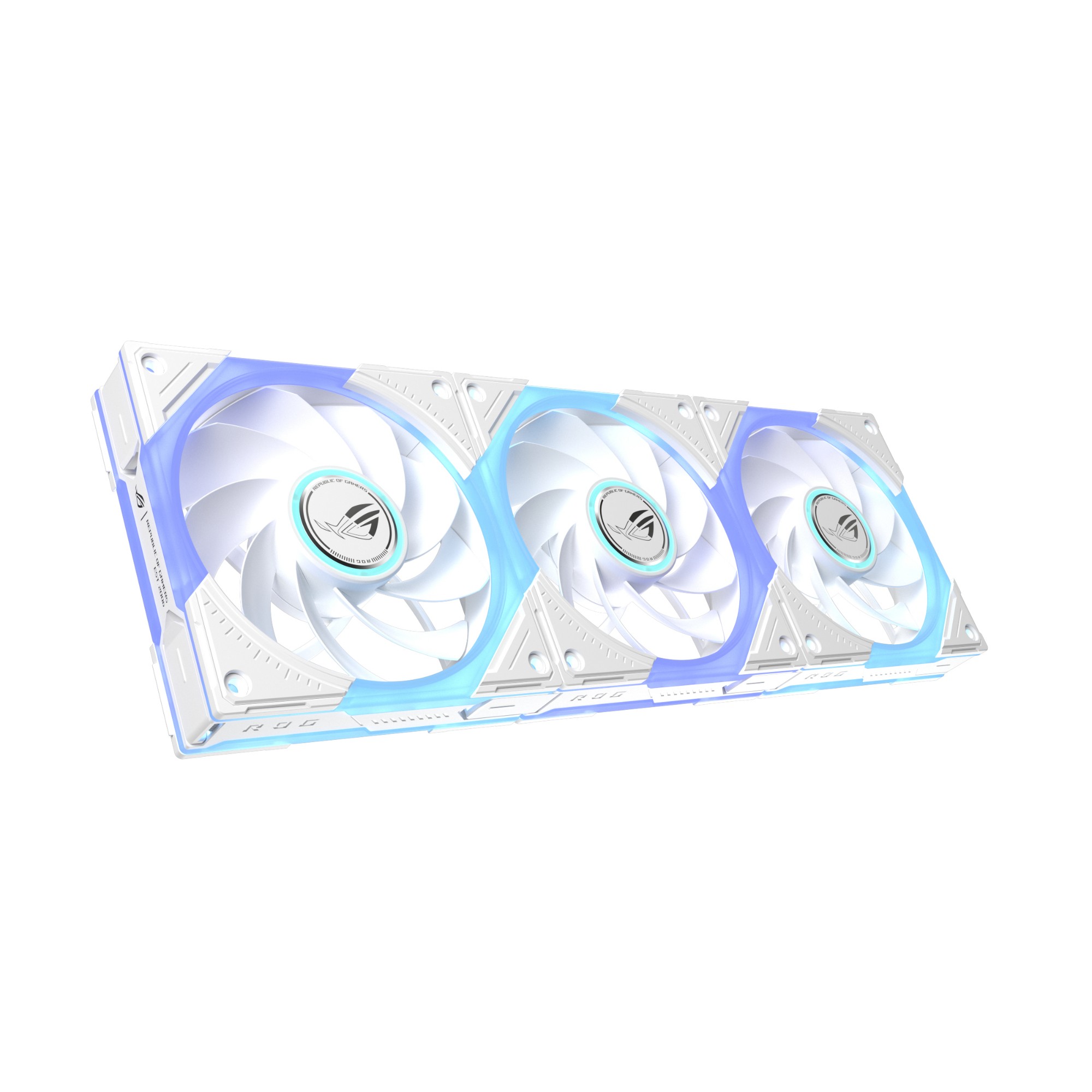 ASUS ROG Eurux GR120 ARGB Reverse Fan White Edition - Triple Pack Comp