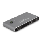 DeLOCK 11486 KVM-switch Antraciet