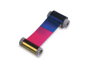 Image of Zebra True Colours i Series YMCK ribbon printer ribbon