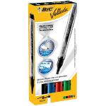 BIC Velleda Liquid Ink Pocket marker 4 pc(s) Black, Blue, Green, Red Bullet tip