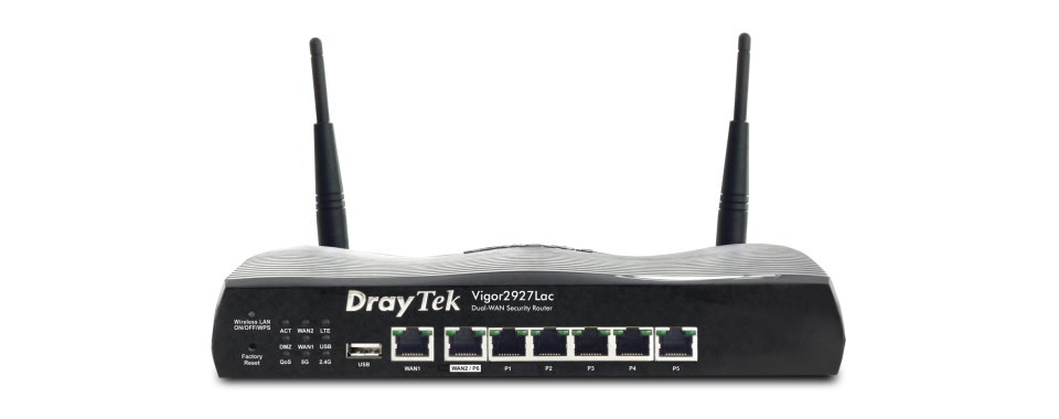 Image of Draytek Vigor 2927Lac wireless router Gigabit Ethernet Dual-band...
