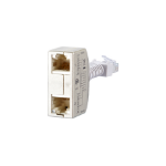 METZ CONNECT 130548-02-E cable gender changer RJ45 ISDN x 2 Silver