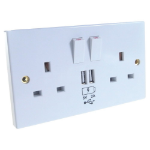 connektgear 27-2000 socket-outlet White
