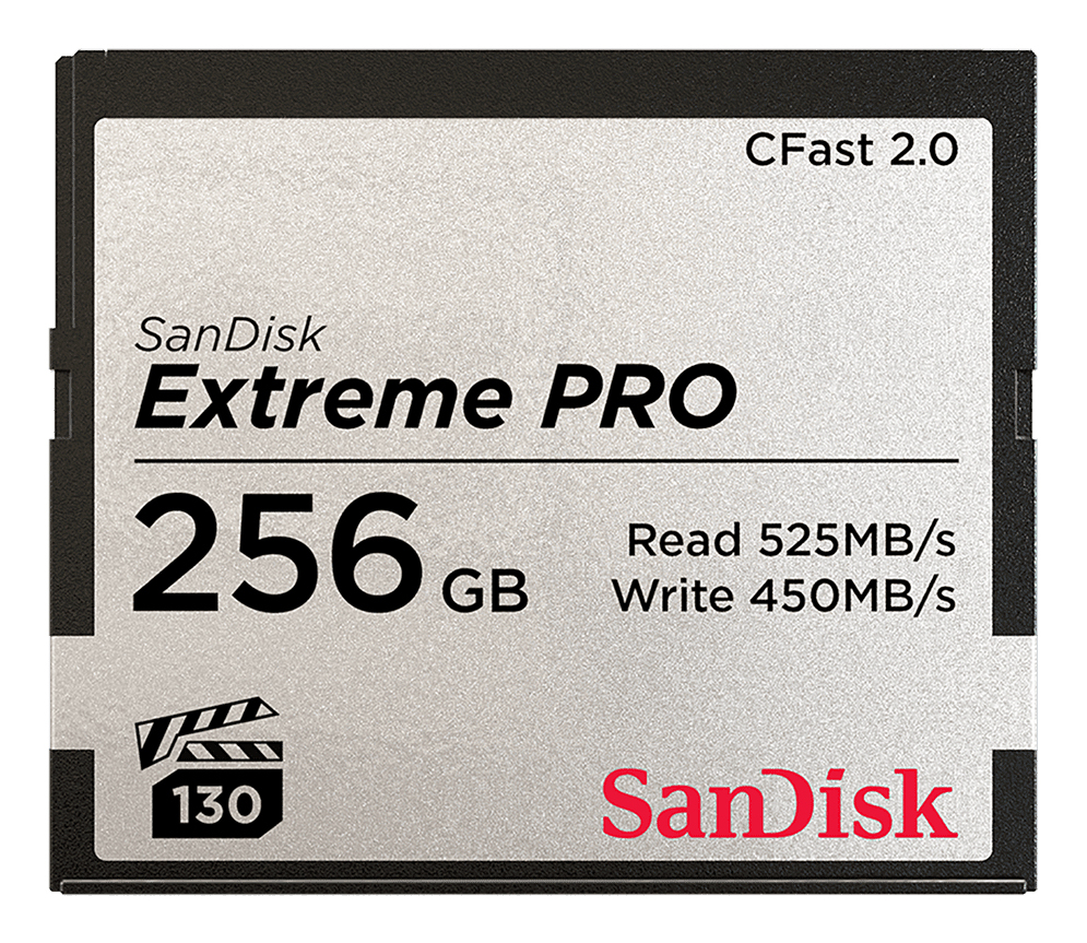 SanDisk Extreme Pro 256 GB CFast 2.0