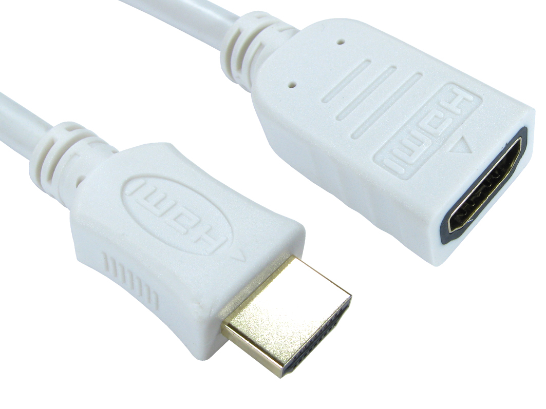 Cables Direct 99HDHS-400WHT HDMI cable 0.5 m HDMI Type A (Standard) White