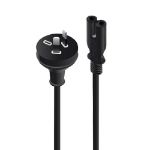 Lindy 30962 power cable Black 2 m Power plug type I IEC C7