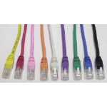 Cables Direct 3mtr CAT 5E Cable Violet networking cable 3 m