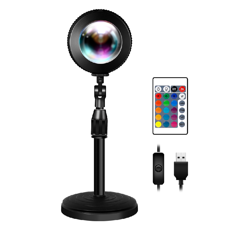 LogiLink LED Sunset Lamp, 5W, w/ remote