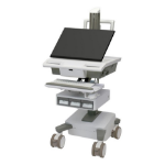 Ergotron M031-0101-130001-1-0 houder & standaard all-in-one pc/werkstation 19,5 kg Wit, Grijs 61 cm (24")