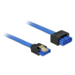 DeLOCK 84975 SATA-kabel 1 m SATA 7-pin Zwart, Blauw