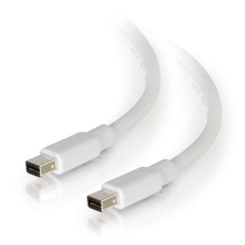 C2G 1m Mini DisplayPort Cable 4K UHD M/M - White