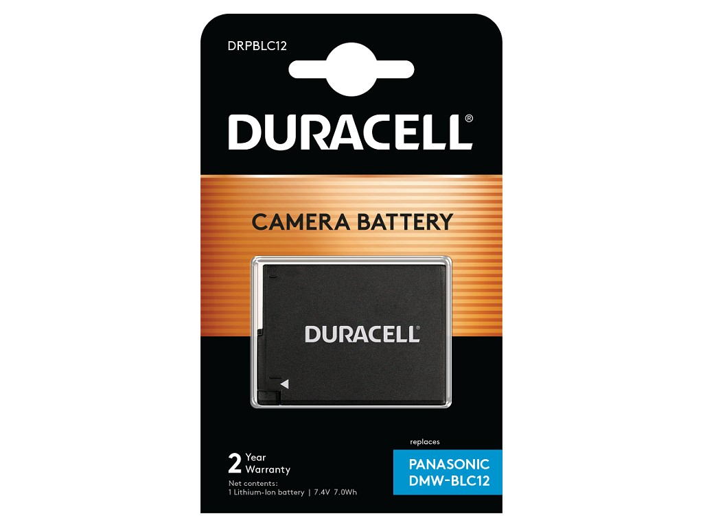 Duracell Camera Battery - replaces Panasonic DMW-BLC12 Battery