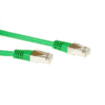 ACT Groene 1,5 meter LSZH SFTP CAT6 patchkabel met RJ45 connectoren