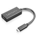 Lenovo 4X90M42956 video cable adapter VGA (D-Sub) USB Typ-C Schwarz