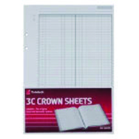 Image of Twinlock Crown 3C Plain Sheets (Pack 100) 75840