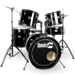 PDT RockJam Full size drum kit - Black