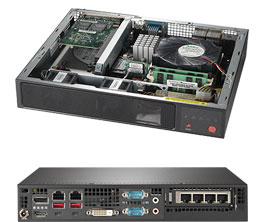 Supermicro SYS-E300-9C server barebone Q370 LGA 1151 (Socket H4) Black