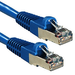 Lindy 47145 networking cable Blue 0.3 m Cat6a S/FTP (S-STP)