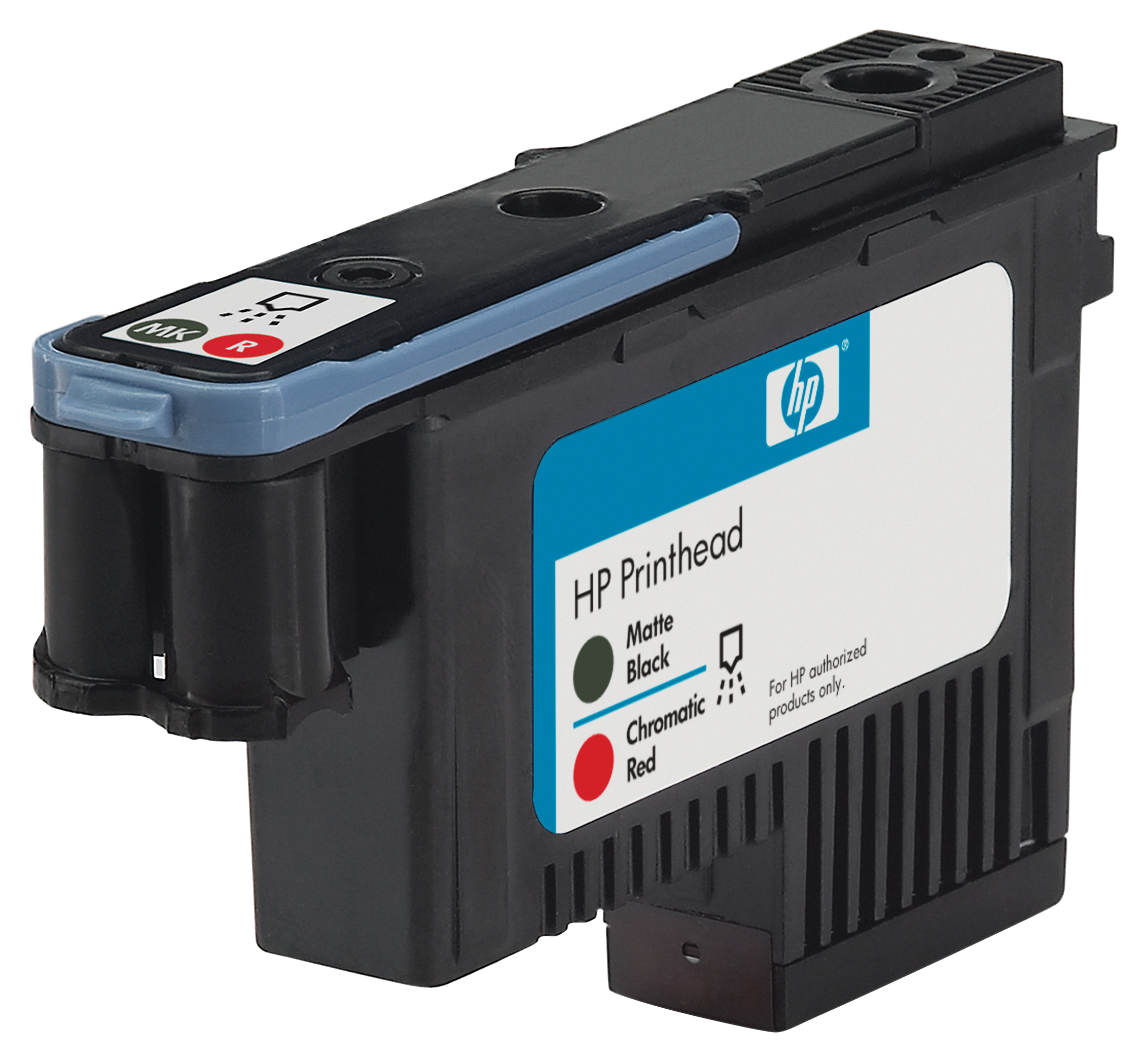 Image of HP CD949A/73 Printhead black matt +chrom. red 130ml for HP...