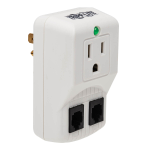 Tripp Lite TRAVELCUBE surge protector White 1 AC outlet(s) 120 V