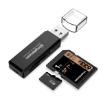 Simplecom CR301B card reader USB 3.2 Gen 1 (3.1 Gen 1) Black