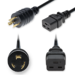 AddOn Networks ADD-L520T2C19I12G10FBK power cable Black 118.1" (3 m) NEMA 5-20P C19 coupler