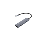 eSTUFF USB-C HDMI Hub Grey USB 3.2 Gen 1 (3.1 Gen 1) Type-C 5000 Mbit/s