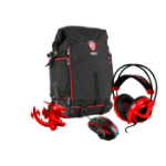 MSI Gaming Xmas Pack 2016 backpack Black, Red