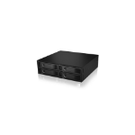 ICY BOX IB-2242SAS-12G 13,3 cm (5.25") Opslagschijflade Zwart