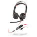 POLY Blackwire C5220 Headset Head-band Black,Red