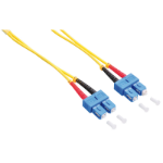 LogiLink FP0SC01 fibre optic cable 1 m SC OS2 Yellow