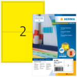 HERMA 4565 self-adhesive label Rectangle Yellow 200 pc(s)