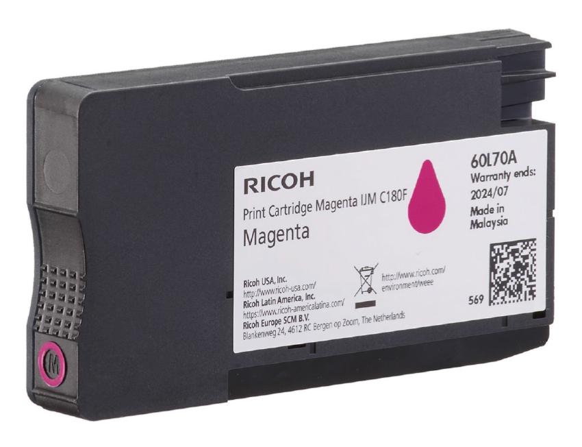 408519 RICOH Tinte Magenta IJM C180F 1 - Original - Toner Cartridge