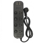 Jackson 4 Outlet Individually Switched Power Board w/ 4 x USB