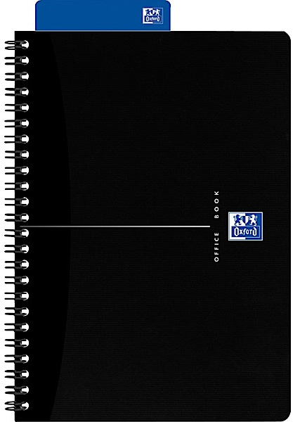 Oxford 100103627 writing notebook Black A5 90 sheets