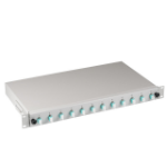 EFB Elektronik B71901L12OM3 glasvezeladapter LC 1 stuk(s) Aqua-kleur, Grijs