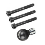 RAM Mounts Motorcycle Handlebar Clamp Base with M8 Bolts