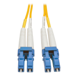 Tripp Lite N370-05M fiber optic cable 196.9" (5 m) 2x LC OFNR Blue, Yellow