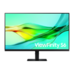 Samsung ViewFinity S6 LS32D600UAU computer monitor 81.3 cm (32") 2560 x 1440 pixels Quad HD Black
