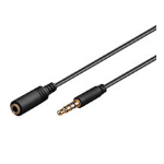 Goobay 1m 3.5mm audio cable Black